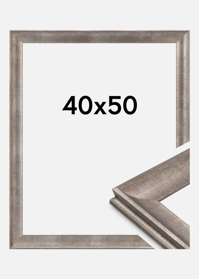 Ram Conca Akrylglas Silver 40x50 cm