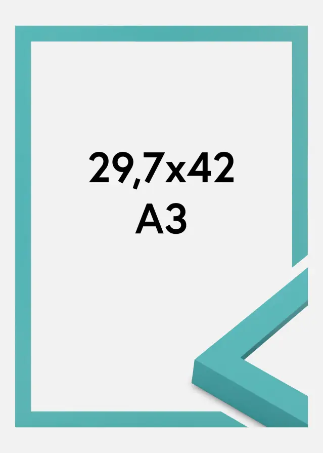 Ram Selection Akrylglas Aqua Blue 29.7x42 cm (A3)