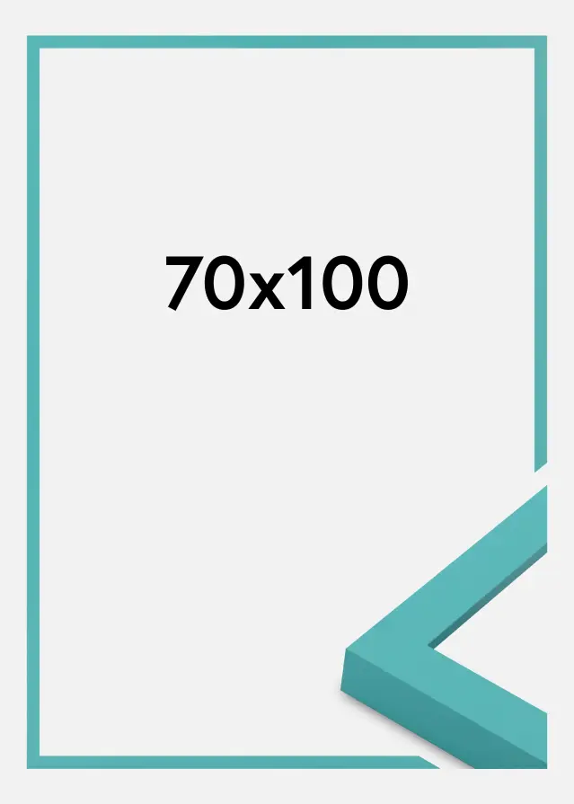 Ram Selection Akrylglas Aqua Blue 70x100 cm