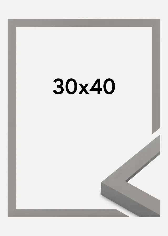 Ram Selection Akrylglas Grey 30x40 cm
