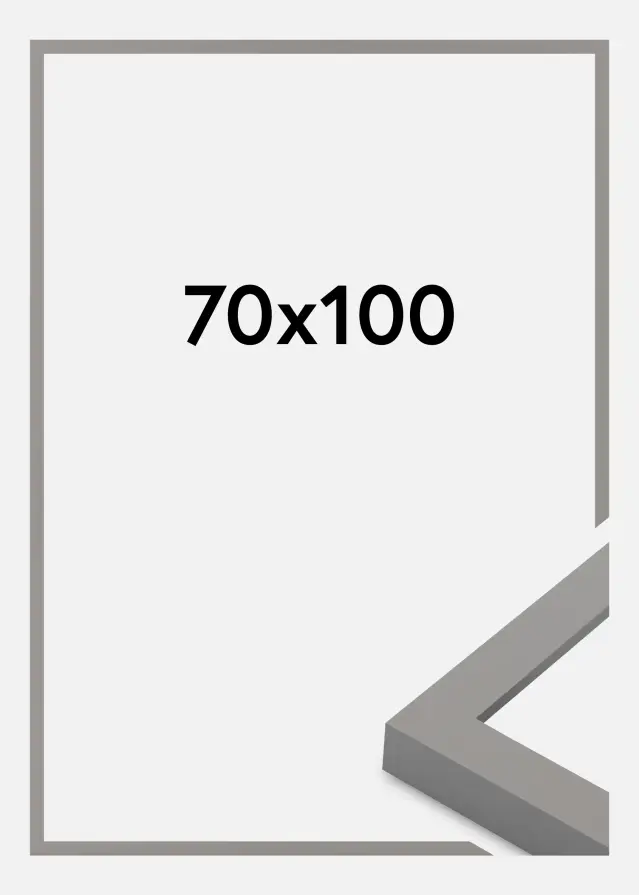 Ram Selection Akrylglas Grey 70x100 cm