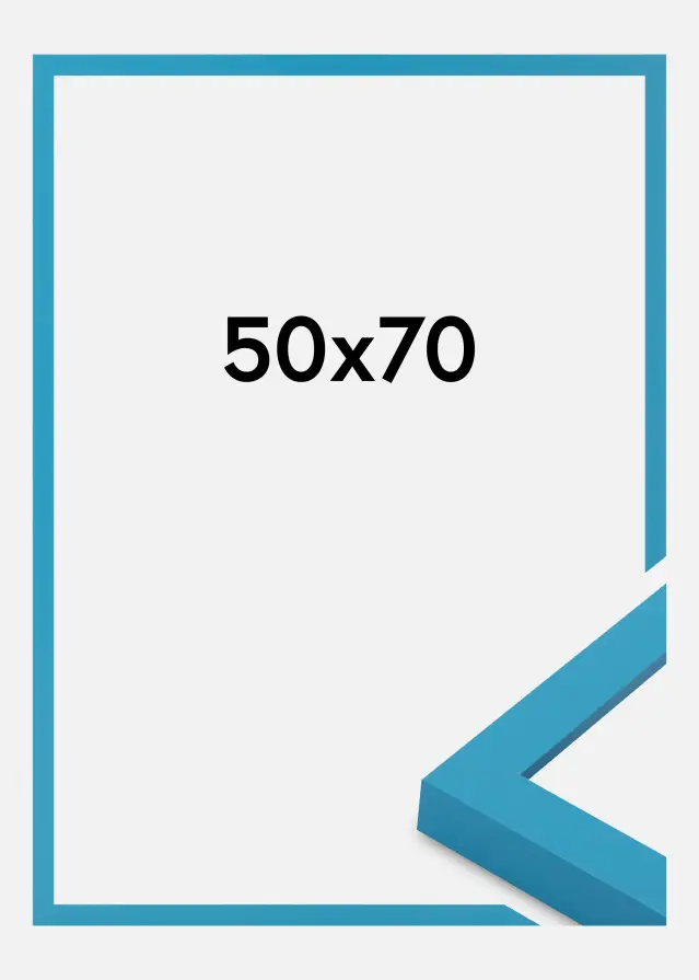 Ram Selection Akrylglas Light Blue 50x70 cm