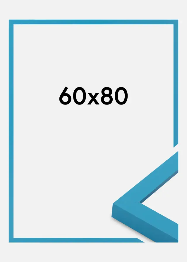 Ram Selection Akrylglas Light Blue 60x80 cm