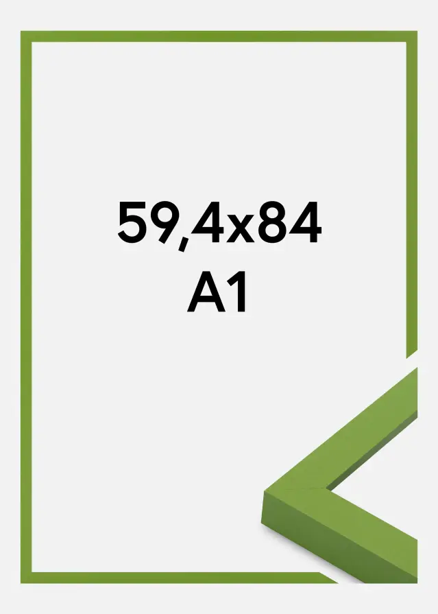 Ram Selection Akrylglas Lime Green 59.4x84,1 cm (A1)
