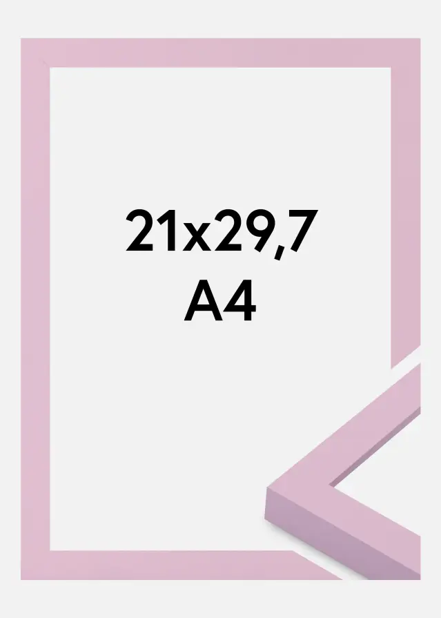 Ram Selection Akrylglas Pink 21x29.7 cm (A4)