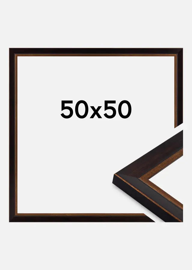 Ram Artur Akrylglas Svart 50x50 cm