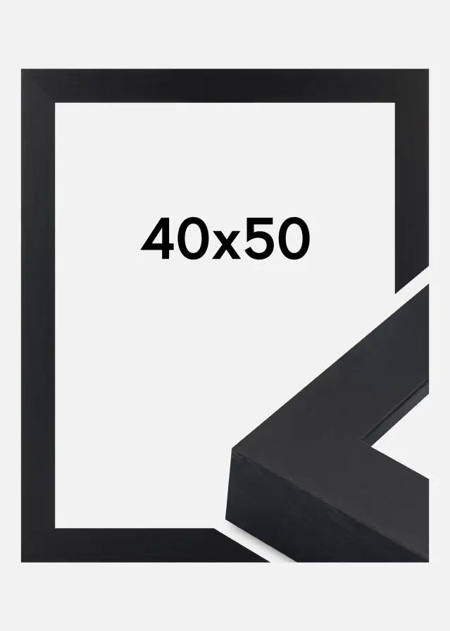 Ram Wells Akrylglas Svart 40x50 cm