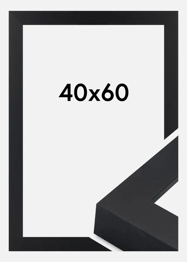 Ram Wells Akrylglas Svart 40x60 cm