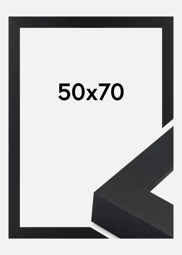 Ram Wells Akrylglas Svart 50x70 cm