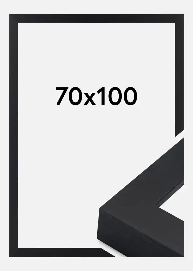 Ram Wells Akrylglas Svart 70x100 cm