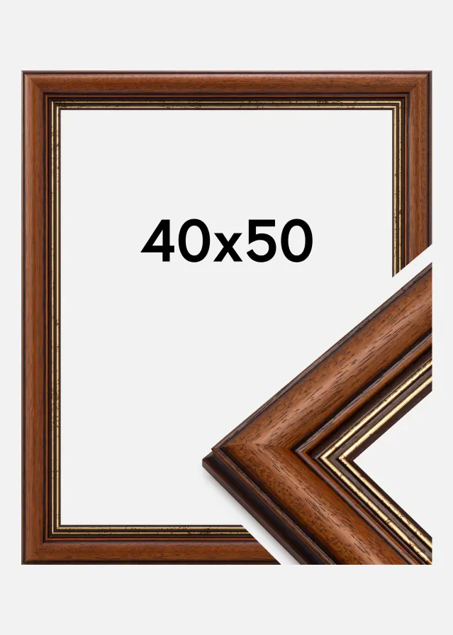 Ram Old Retro Akrylglas 40x50 cm