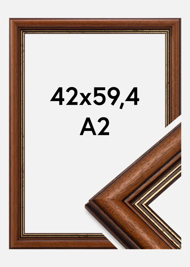 Ram Old Retro Akrylglas 42x59,4 cm (A2)