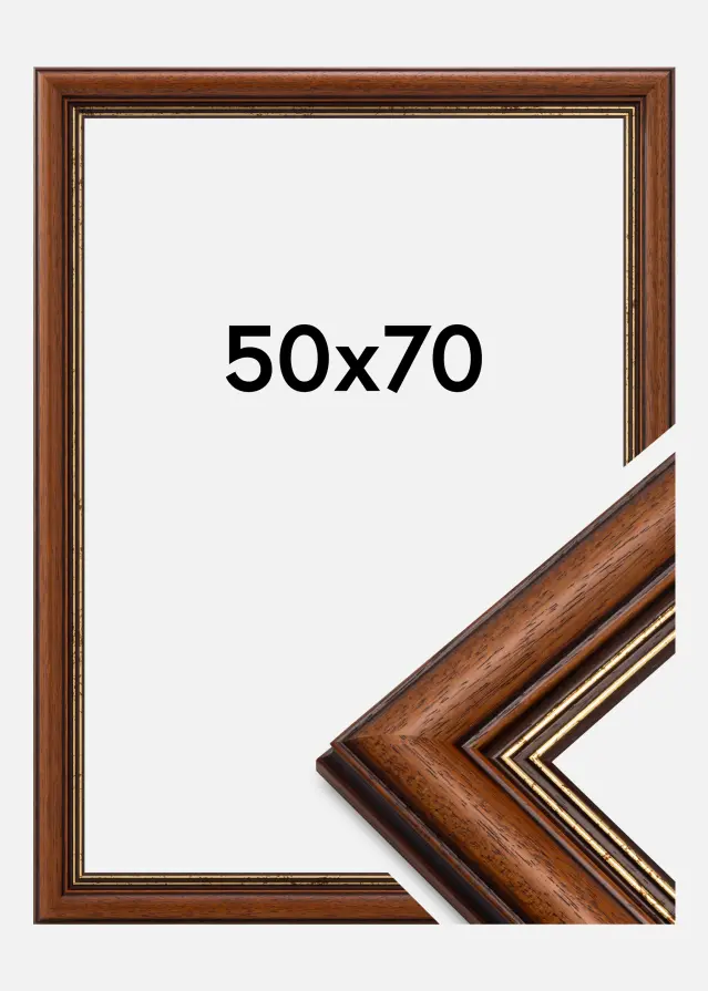 Ram Old Retro Akrylglas 50x70 cm