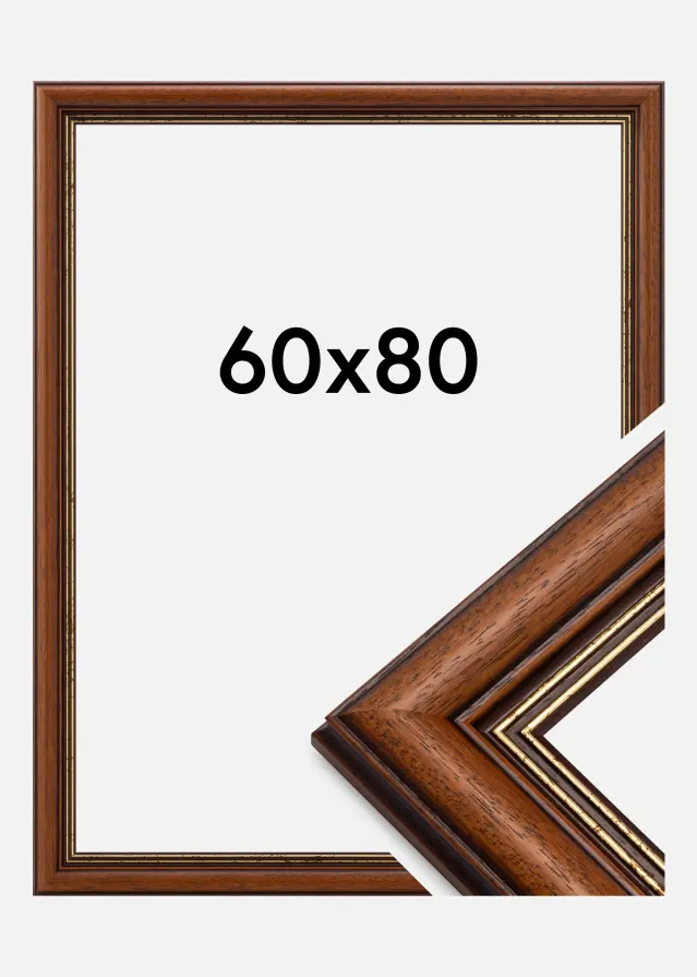 Ram Old Retro Akrylglas 60x80 cm