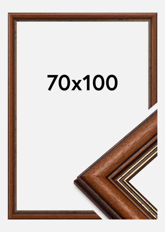 Ram Old Retro Akrylglas 70x100 cm