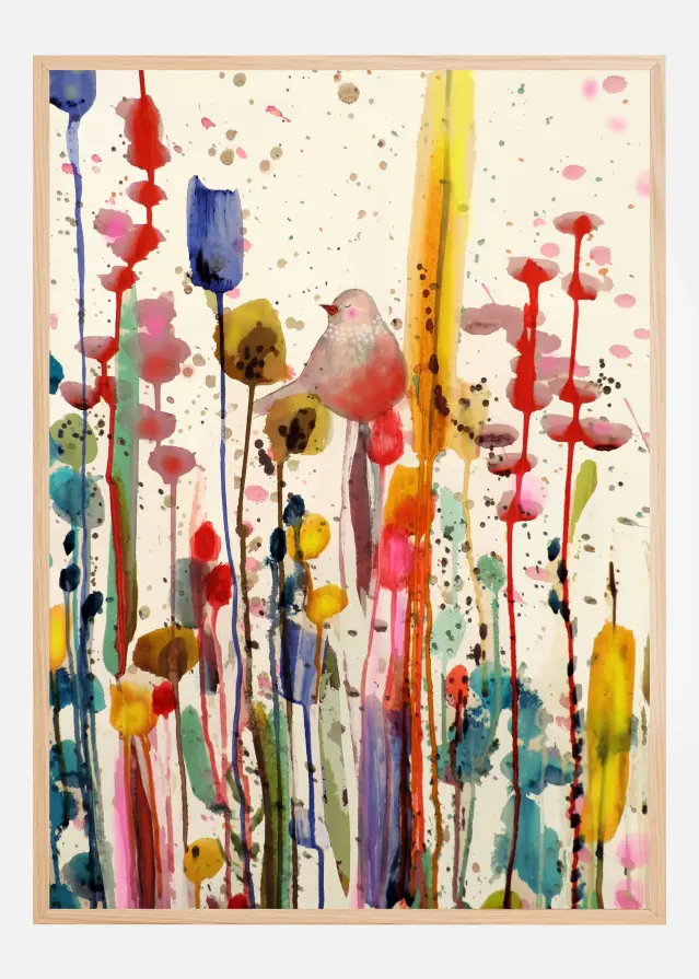 Bird in Bliss Poster