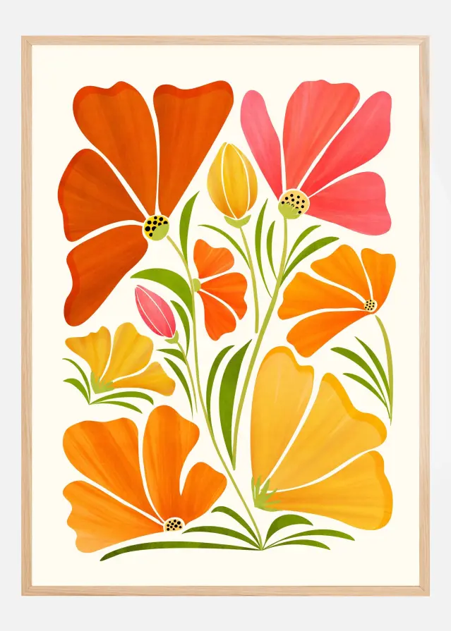 Spring Wildflowers Poster