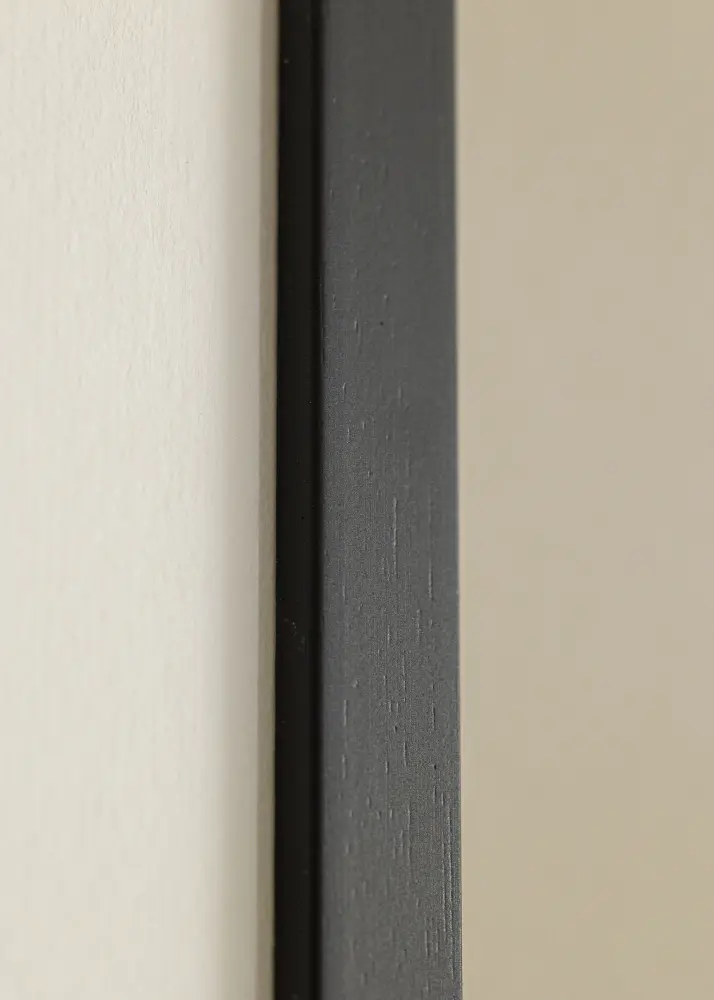 Ram Edsbyn Svart 10x18 cm - Passepartout Vit 8x10 cm
