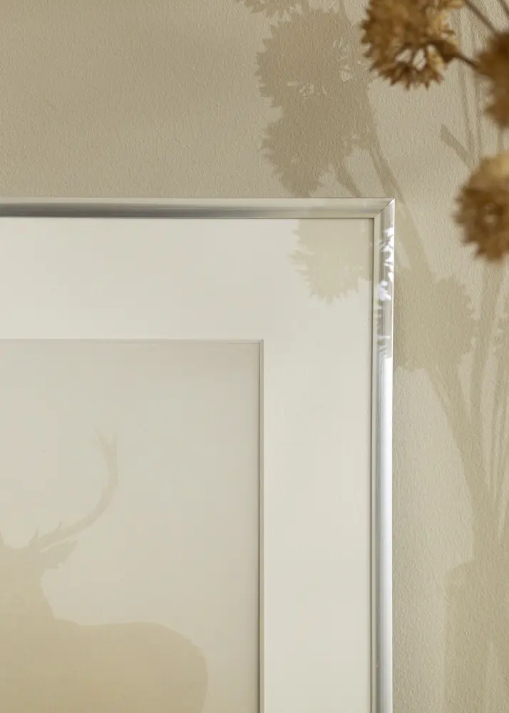 Ram New Lifestyle Silver 10x18 cm - Passepartout Vit 8x10 cm