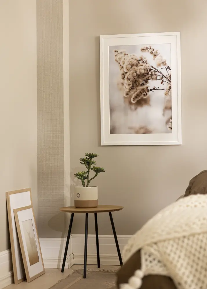 Ram Stilren Vit Ek 30x40 cm - Passepartout Vit 21x29,7 cm