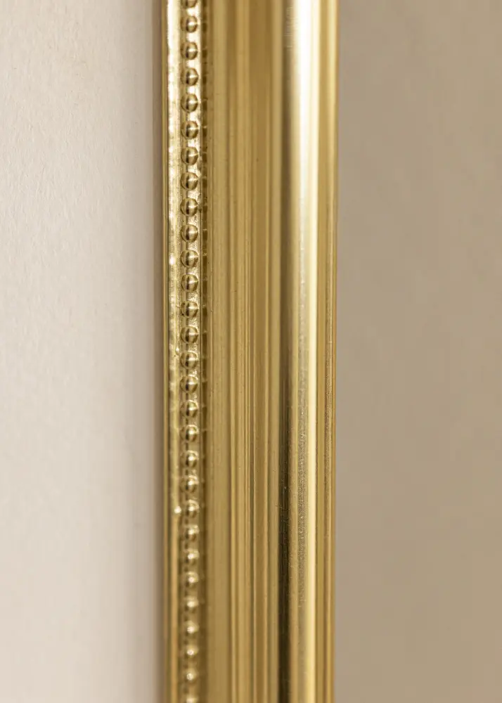 Ram Gala Guld 13x18 cm - Passepartout Vit B7 88x125 mm