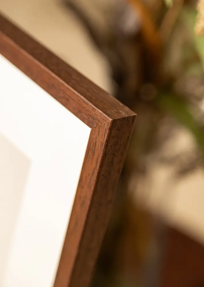 Ram Ares Teak 30x40 cm - Passepartout Vit 21x29,7 cm