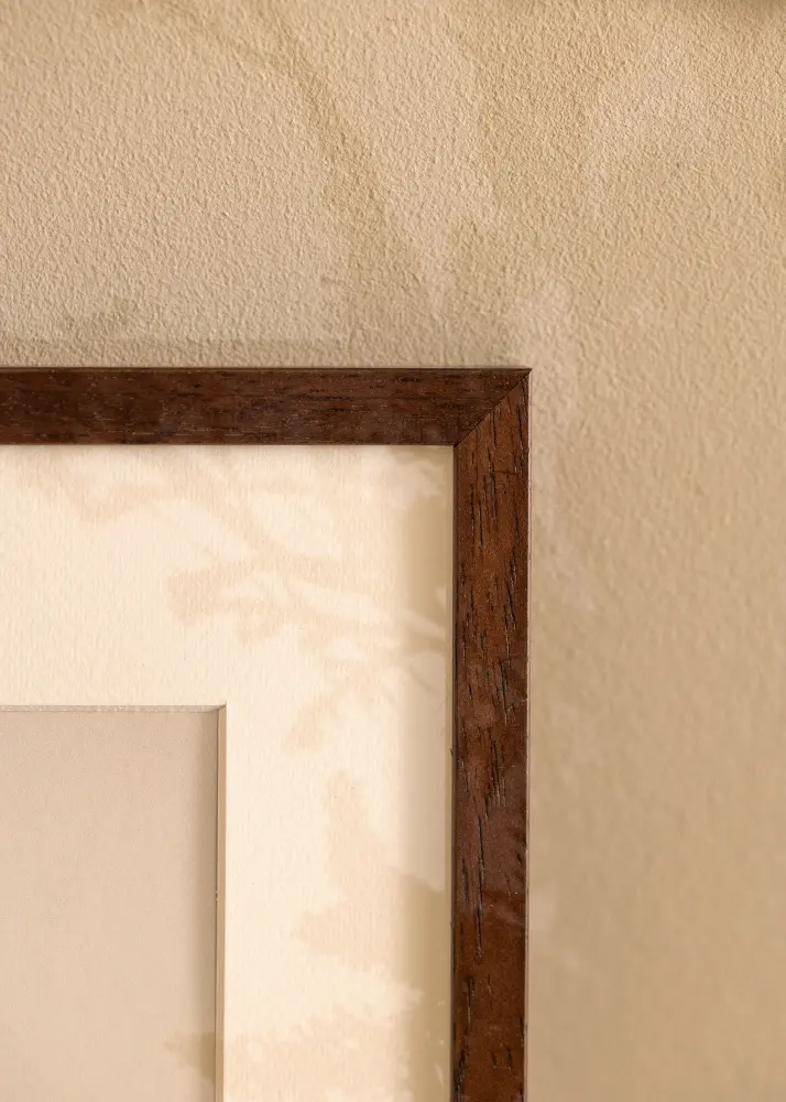 Ram Ares Teak 30x40 cm - Passepartout Vit 21x29,7 cm