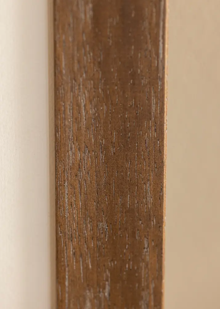 Ram Juno Grå 30x40 cm - Passepartout Vit 21x29,7 cm