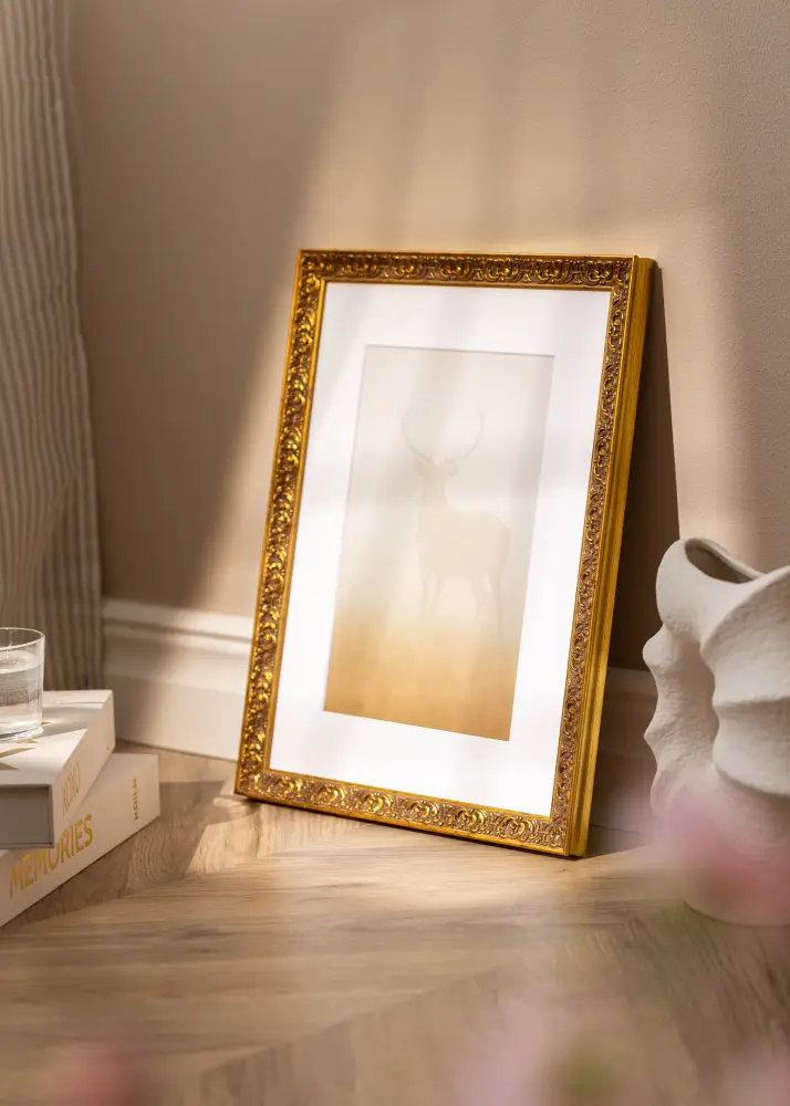 Ram Amber Akrylglas Guld 21x29,7 cm (A4)