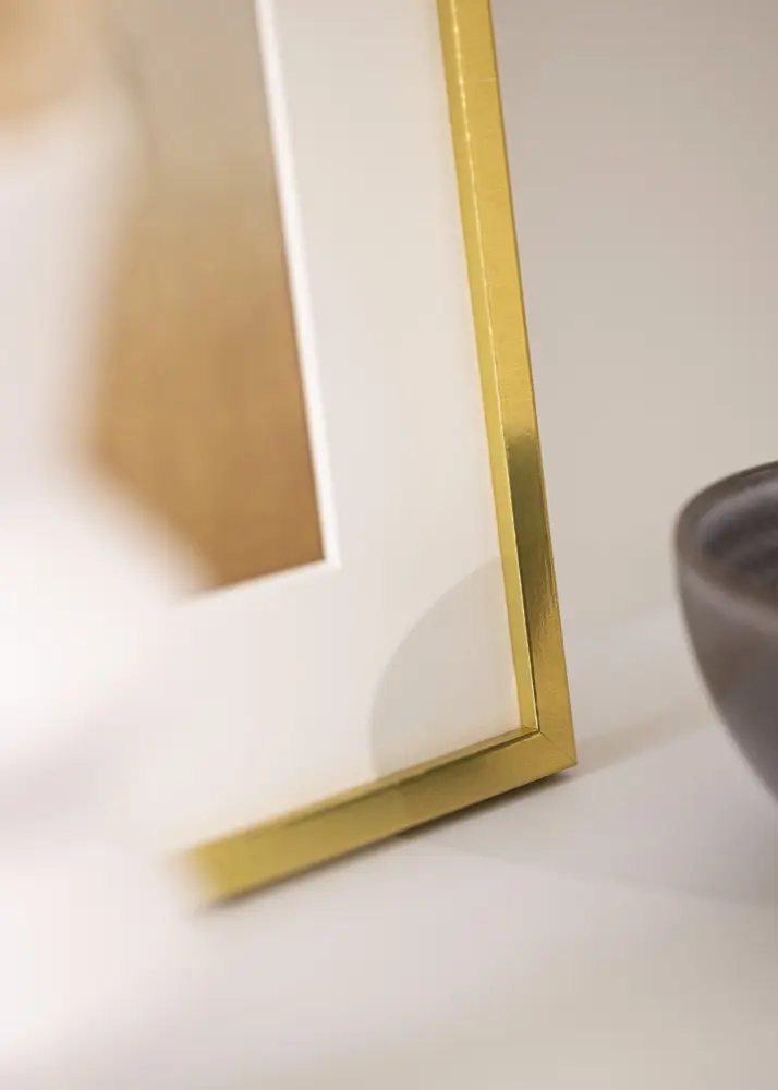 Tavelram Guld Smal 42 x 59 cm (A2)