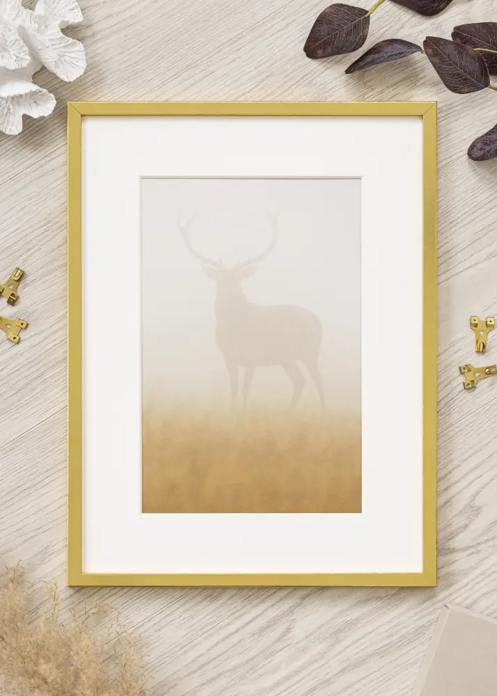 Tavelram Guld Smal 42 x 59 cm (A2)