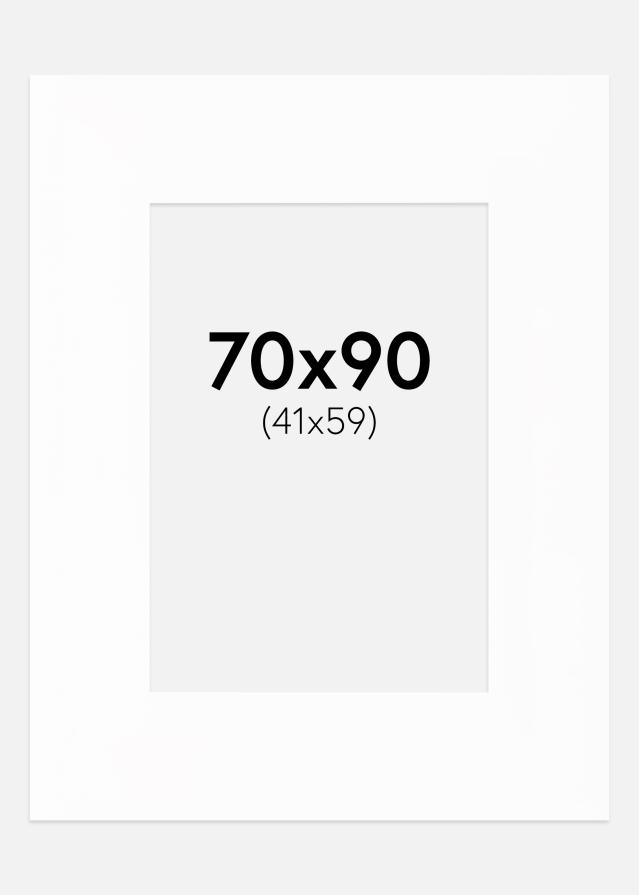 Passepartout Canson Vit (Vit kärna) 70x90 cm (41x69)