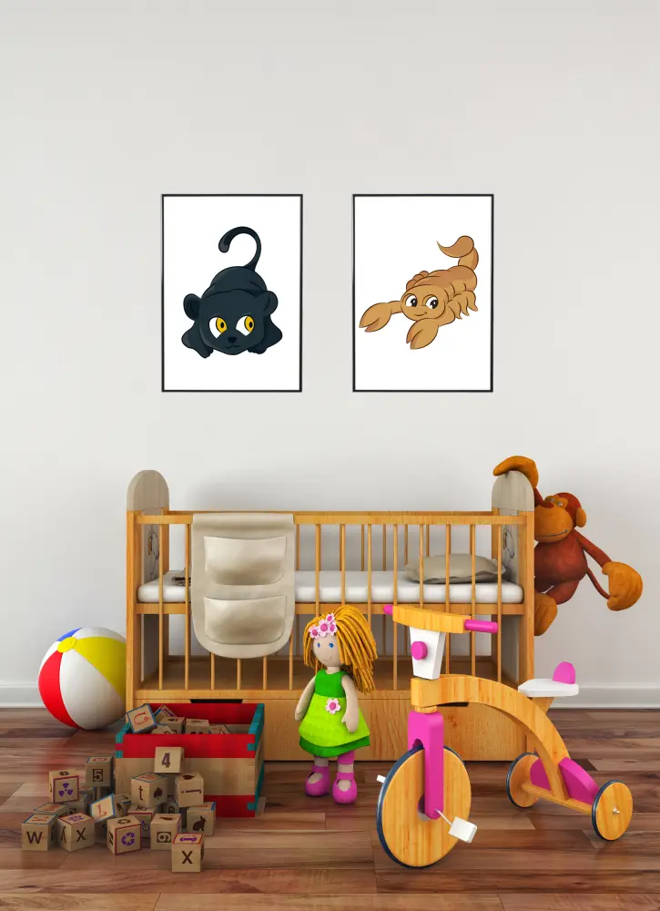 Världens Djur Panter Poster