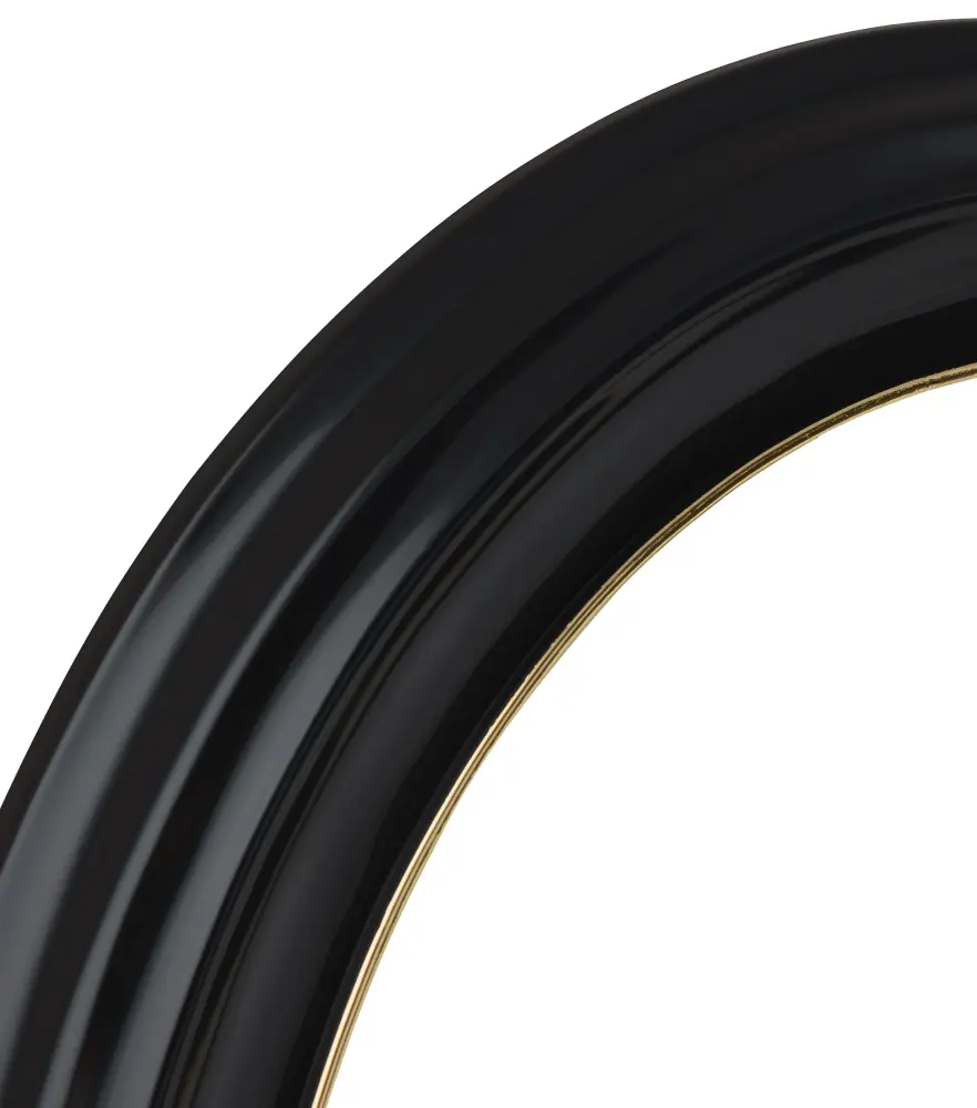 Eiri Mozart Oval Svart 13x18 cm
