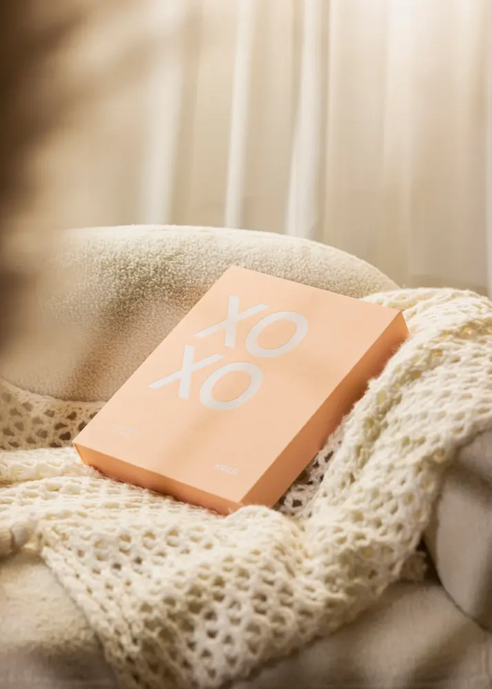 KAILA XOXO Pink - Coffee Table Photo Album (60 Svarta Sidor / 30 Blad)