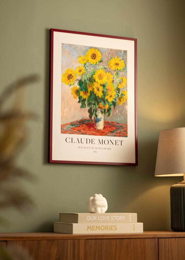 Colorful Akrylglas Röd 60x80 cm