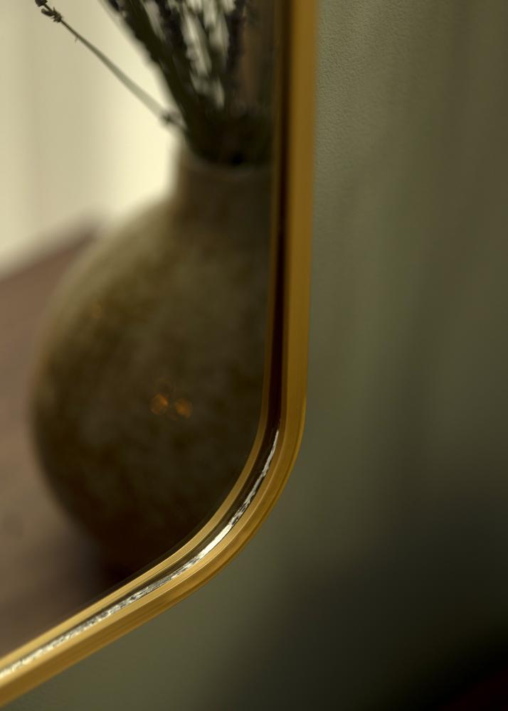 KAILA Spegel Deep Retro - Brushed Gold 41x41 cm