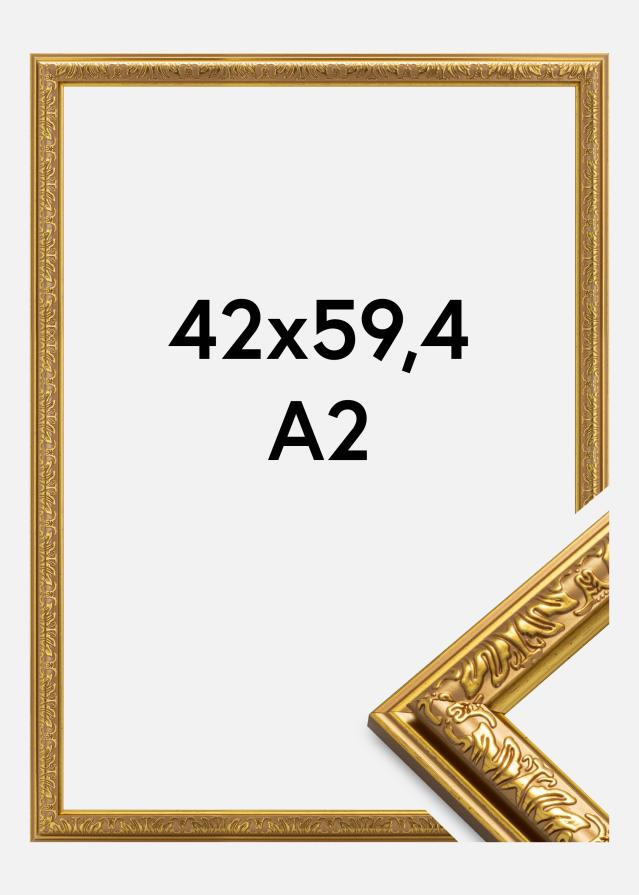 Ram Nostalgia Guld 42x59,4 cm (A2)