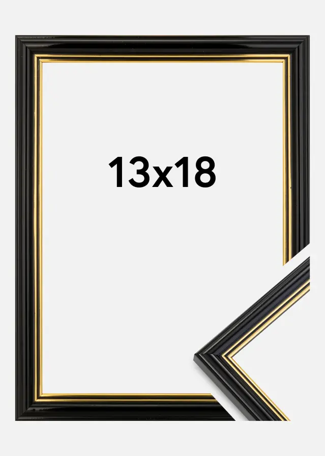 Ram Classic Svart 13x18 cm