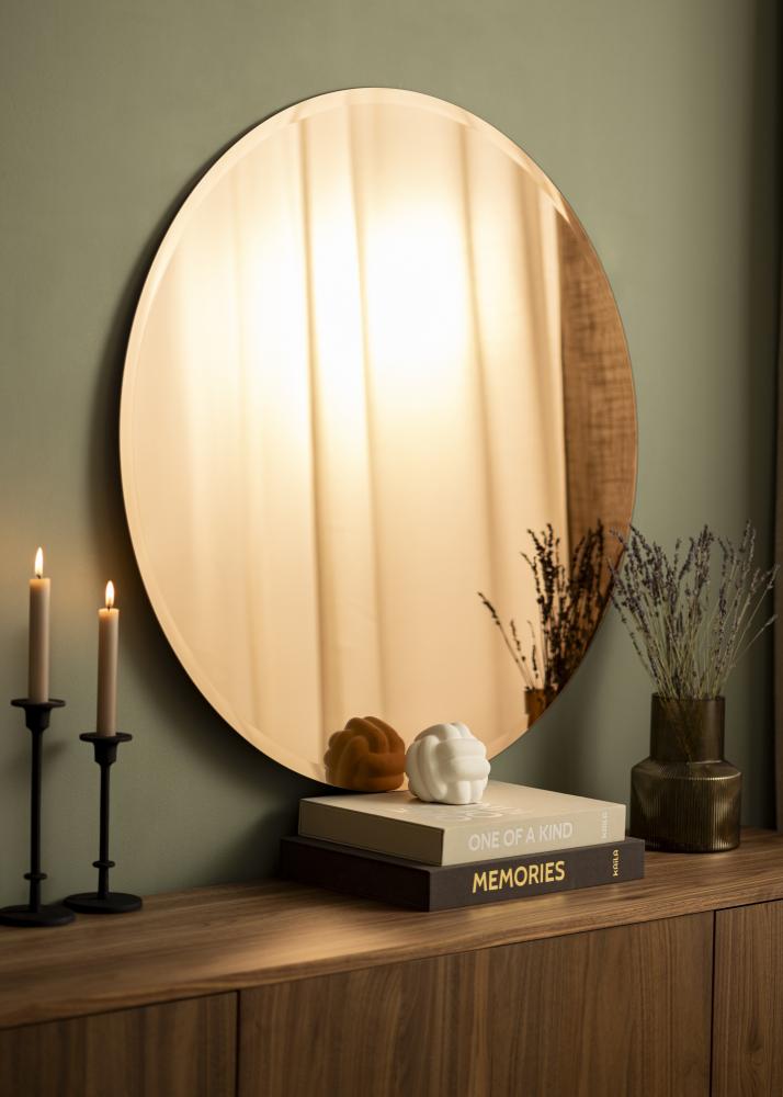 KAILA Rund Spegel Rose Gold Deluxe 90 cm Ø