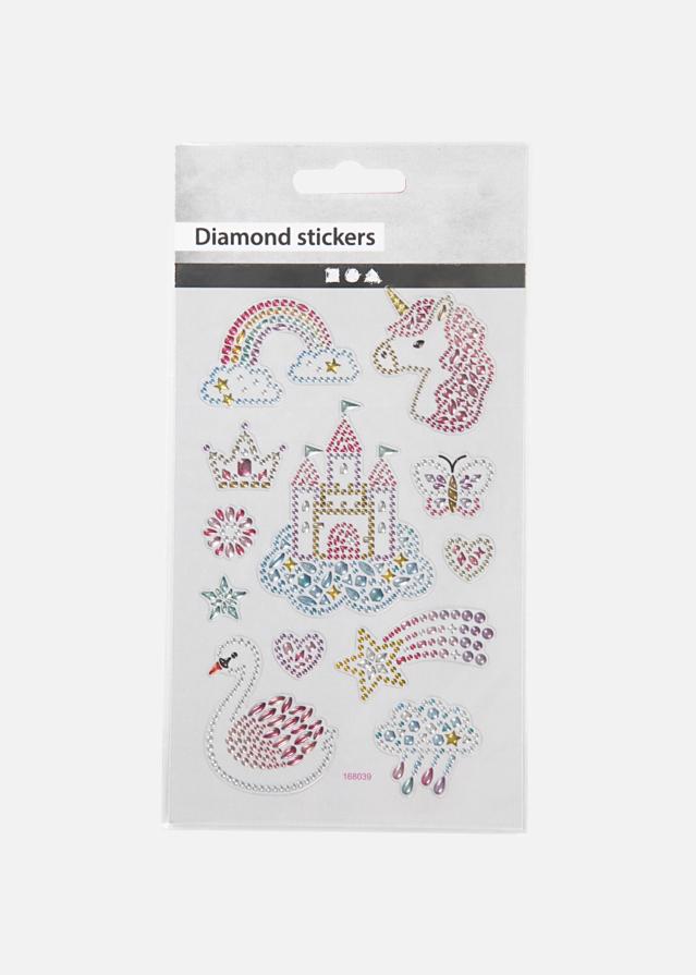 Diamond Stickers Enhörningar