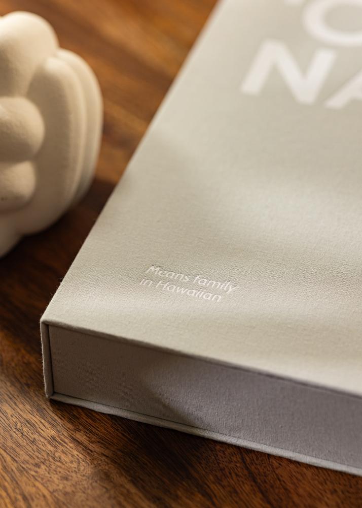 KAILA 'OHANA - Coffee Table Photo Album (60 Svarta Sidor / 30 Blad)