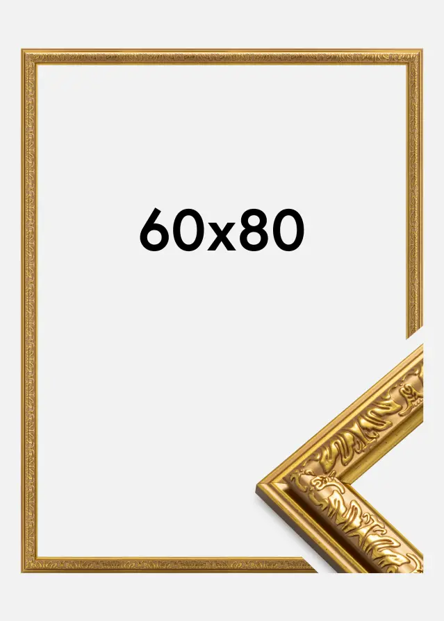 Ram Nostalgia Guld 60x80 cm