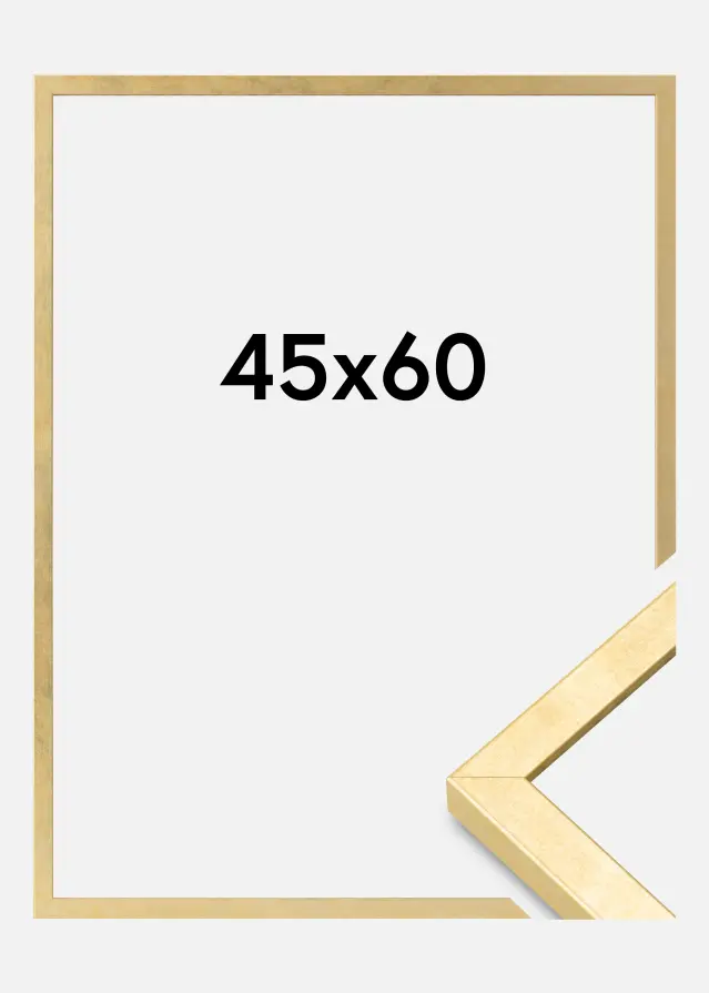 Ram Ares Akrylglas Guld 45x60 cm