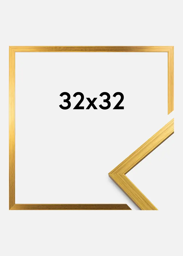 Ram Edsbyn Guld 32x32 cm