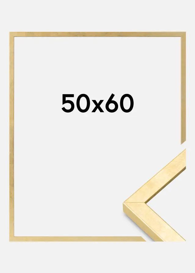 Ram Ares Akrylglas Guld 50x60 cm