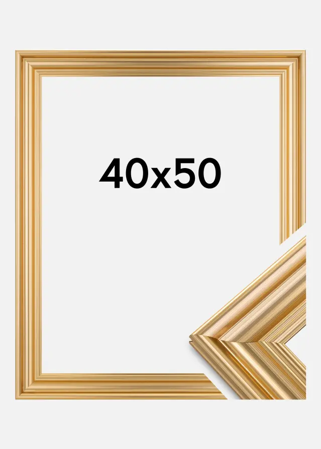 Ram Charleston Guld 40x50 cm