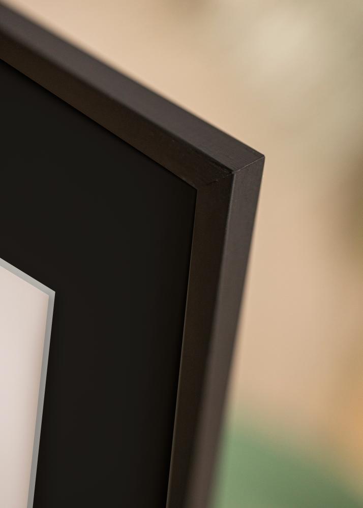 Ram Galant Svart 40x50 cm - Passepartout Svart 12x16 inches