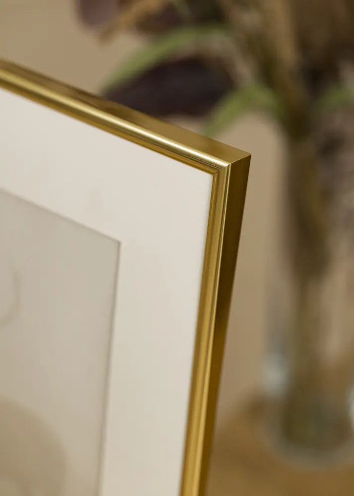 Ram Victoria Guld 30x40 cm - Passepartout Vit 21x29,7 cm (A4)