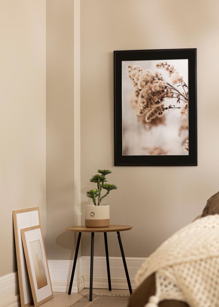 Ram Galant Svart 40x50 cm - Passepartout Svart 12x16 inches